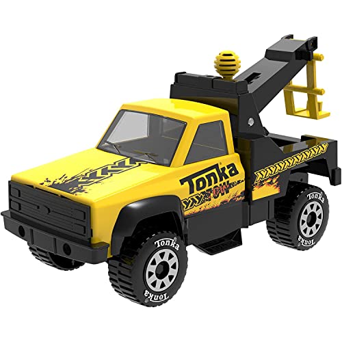 Tonka 06036 Steel Classics Tow Truck, Construction Truck Toy for Children, Kids Construction Toys for Boys and Girls, Interactive Vehicle Toys for Creative Play, Toy Trucks for Children Aged 3 + von Basic Fun