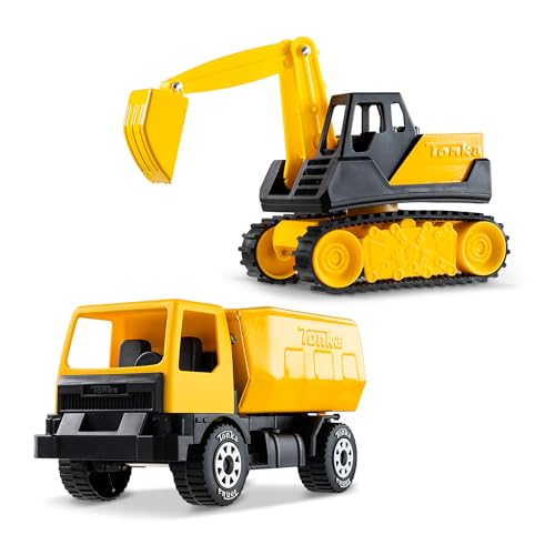 Tonka - Steel Classics Giga Series - Muldenkipper & Bagger, 2er-Pack Tonka - Steel Classics Giga Series - Muldenkipper & Bagger, 2er-Pack von Tonka