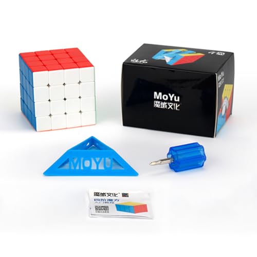 MOYU Meilong 4M Zauberwürfel, 4x4 Magnetischer Geschwindigkeitswürfel Puzzlewürfel Flexible 3D Rätsel für Würfelliebhaber von Tonsitian