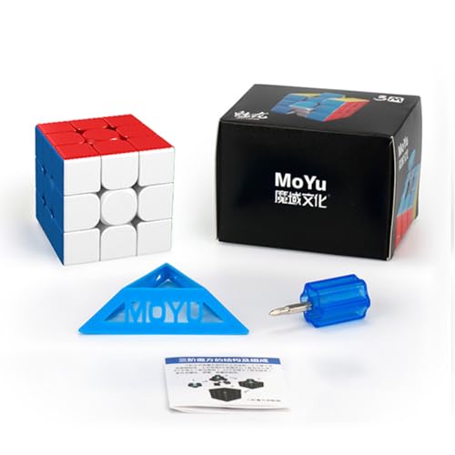 MOYU Meilong 3M Zauberwürfel, 3x3 Magnetischer Geschwindigkeitswürfel Puzzlewürfel Flexible 3D Rätsel für Würfelliebhaber von Tonsitian