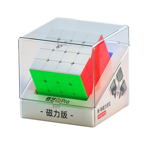 QY MS Speed Cube Magic Cube Magnetic Fast Smooth Turning Stickerless Quicker 3D Puzzle Toys (MS 4X4) von Tonsitian