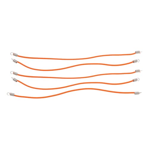 Tonysa 5PCS RC Auto Dachseil Nylon RC Auto Dachseil, Hakendesign, Einfache Installation, für D90, Breite Anwendung (ORANGE) von Tonysa