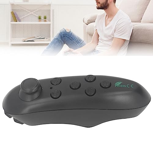 Tonysa Mini-VR-Fernbedienung, VR-Fernbedienung für Android, Kabelloser Bluetooth-Selfie-Timer-Joystick, Kabelloser Gamepad-Gamecontroller für Android, für IOS, für PC (Schwarz) von Tonysa