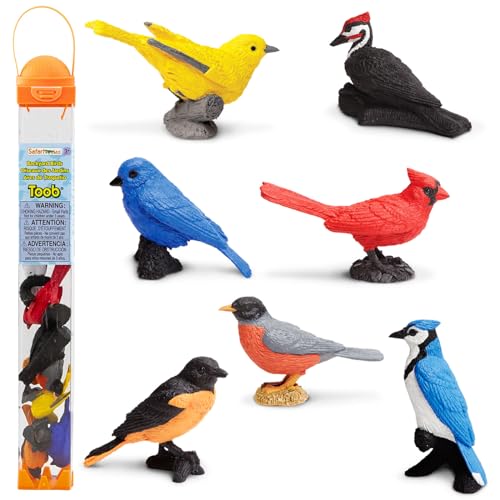 Safari Ltd. 678304, Vögel Toob Backyards Birds Figuren, Einfarbig, Mehrfarbig von Safari Ltd.