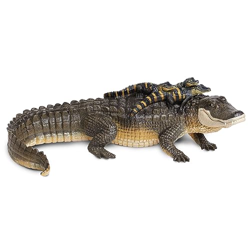 Toob "Safari Incredible Creatures Alligator mit Babys Miniatur (Mehrfarbig) von Toob