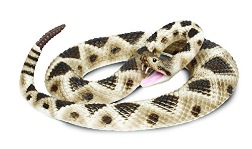 Toob Safari Ltd. Eastern Diamondback Klapperschlange Figur – Realistische 101,6 cm Modellfigur – Lernspielzeug für Jungen, Mädchen und Kinder ab 18 Monaten von Safari Ltd.