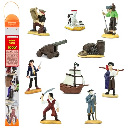 Toob 680804 Amerikanisch Piraten Figuren, Mehrfarbig, One Size von Safari Ltd.