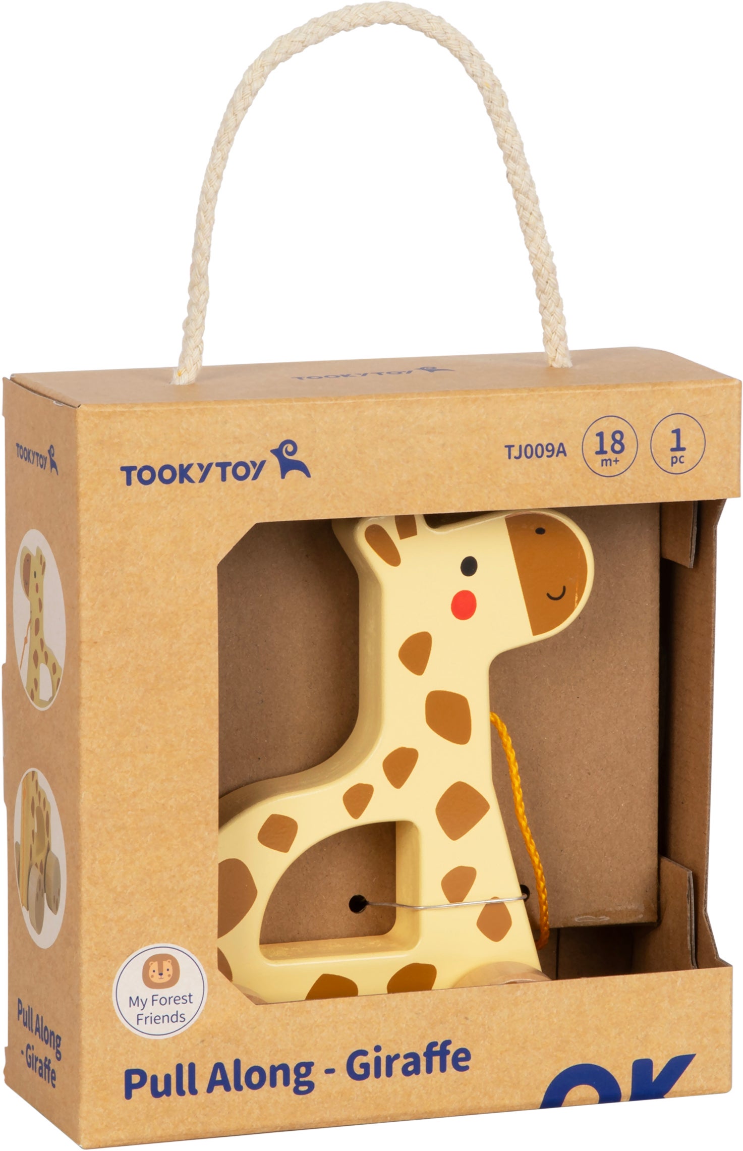 TookyToy Nachziehspielzeug Giraffe von Tooky Toy