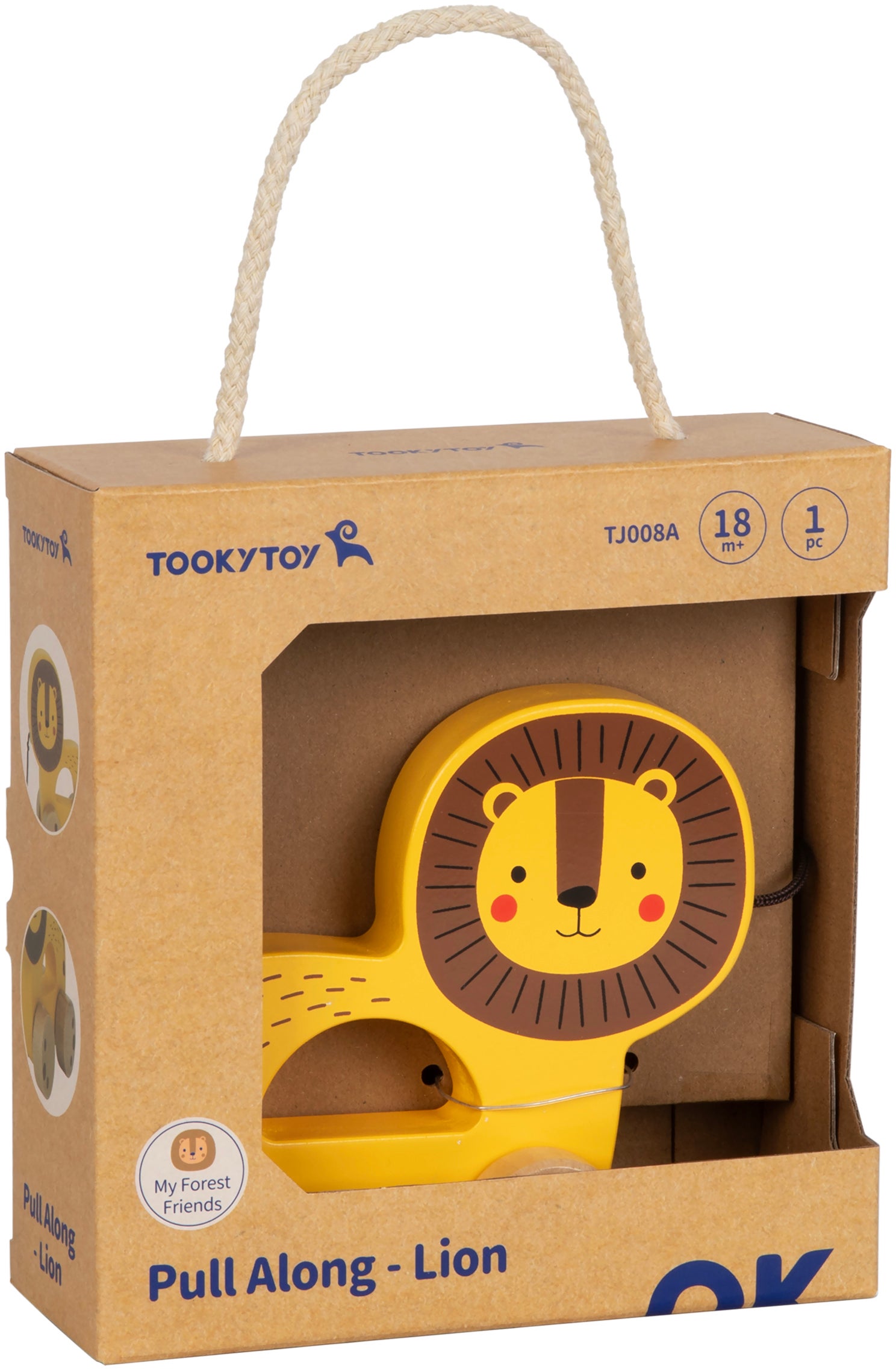 TookyToy Nachziehspielzeug Löwe von Tooky Toy