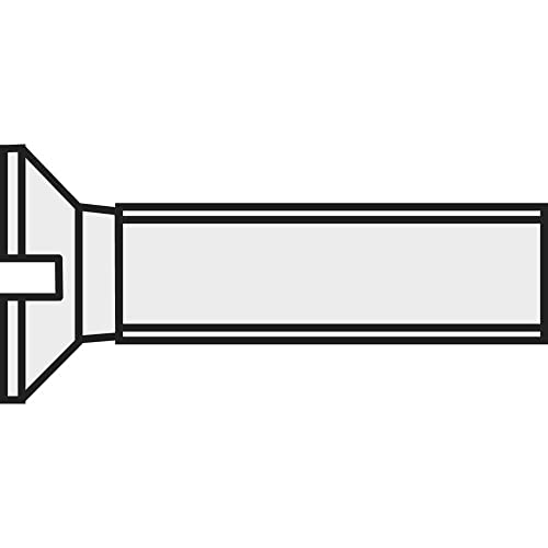 Nylon-Senkkopfschr. M 4X25 Din 963 10 Er von Toolcraft