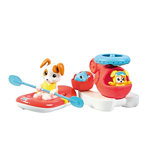 TOMY E73307 Seenotrettungsset von Toomies - Schwimmender Hubschrauber & Rettungsfloß im Paket - Wasserrotation - Pilot Squirter - Baby-Badespielzeug & Ausgießer - geeignet ab 12 Monaten von Toomies TOMY E73307 Seenotrettungsset von Toomies - Schwimmender Hubschrauber & Rettungsfloß im Paket - Wasserrotation - Pilot Squirter - Baby-Badespielzeug & Ausgießer - geeignet ab 12 Monaten von Toomies von Toomies