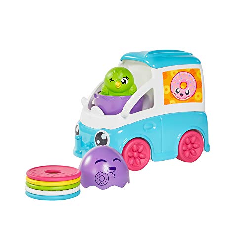 TOMY Toomies Versteck- und Quiek Mein kleiner Donut Lieferwagen, das Schiebe und Osterspielzeug für Babys, Musikspielzeug mit Farben und Geräuschen für Babys im Alter von 1 - 3 Jahren von Toomies