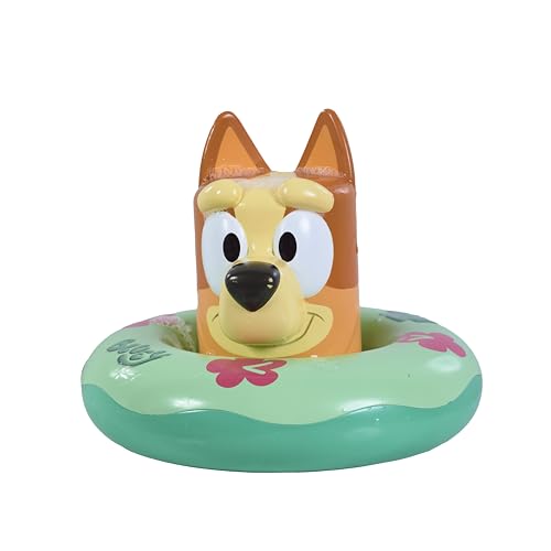 Toomies Bluey Splash and Float Bingo - Badespielzeug Ausgießer Becher mit Duschlöchern und Wasserrad Spielzeug Pool Ring - Sensorisches Wasserspielzeug - Offiziell Lizenziertes Bluey Toys - Baby von Toomies