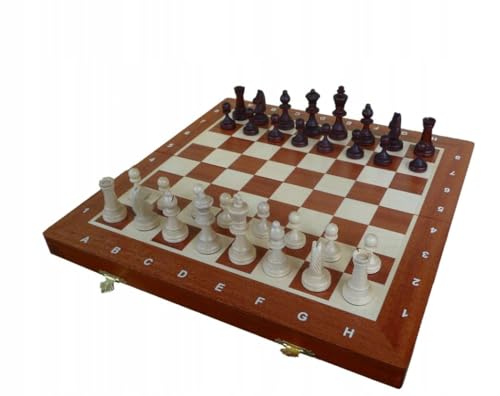 Schach Magnetisch Modell 140I - Intarsie von Top Magnesy