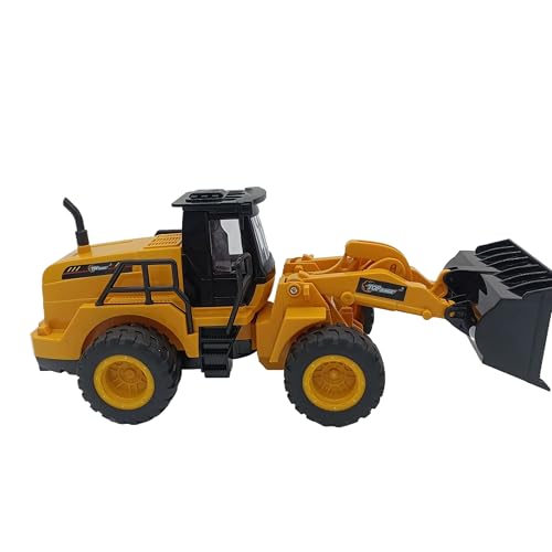 Ferngesteuerter Bagger Frontlader Voll funktionsfähiger RC Traktor Frontlader Ferngesteuerter Traktor 5 Kanal Bagger Spielzeug Baulastwagen Spielzeug Kindertraktor für Jungen und Mädchen - TR-113S von Top Race