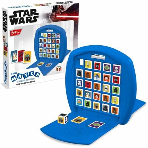 Top Trumps Match Star Wars The Crazy Cube Game, Spielen Sie mit 15 Ihrer Lieblingscharaktere aus Kylo Ren, Boba Fett, Chewbacca, Darth Maul und Stormtroopers, Geschenk und Spielzeug ab 4 Jahren von Top Trumps