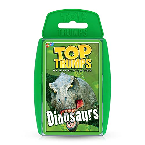 Top Trumps Dinosaurs Classics Kartenspiel, entdecken Sie interessante Fakten in diesem pädagogischen Spiel, einschließlich der Killer-Bewertung für einen Tyrannosaurus Rex, EIN tolles Geschenk für von Top Trumps