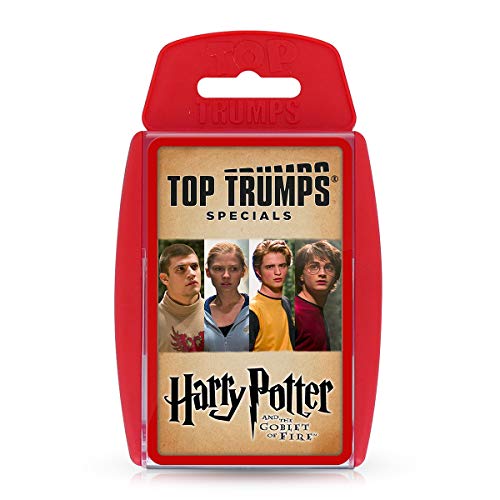 Top Trumps Harry Potter und der Feuerkelch Specials Kartenspiel, Spielen mit Harry, Ron, Hermine, Dumbledore, Snape und Hagrid, pädagogisch für 2 Spieler und ein tolles Geschenk für Kinder ab 6 Jahren von Top Trumps