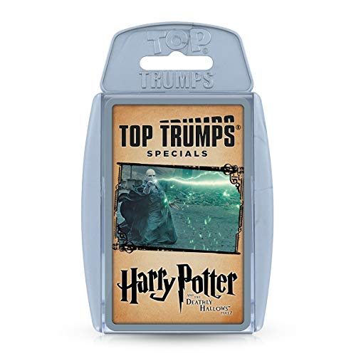 Top Trumps Harry Potter und die Heiligtümer des Todes Teil 2 Specials Kartenspiel, Spielen Sie mit Harry, Ron, Hermine, Dumbledore und Hagrid, pädagogisch für 2 Plus Spieler ist EIN tolles Geschenk von Top Trumps