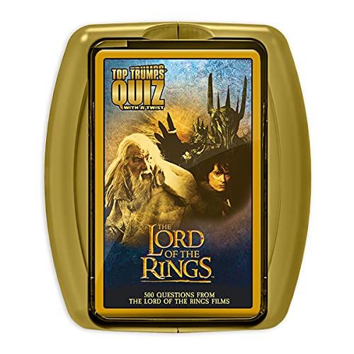 Top Trumps Herr der Ringe Quizspiel, WM00384-EN1-6, Gold, Einheitsgröße von Top Trumps