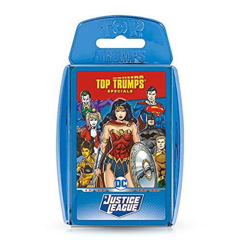 Top Trumps Justice League Specials Kartenspiel, Spielen Sie mit Superhelden und Bösewichten einschließlich Batman, Superman, Wonder Woman, Joker, Poison Ivy und Catwoman, Geschenk und Spielzeug für von Top Trumps