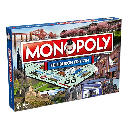 Monopoly-Brettspiel Edinburgh Edition: 2-6 Spieler, Familien-Brettspiele für Kinder und Erwachsene, Brettspiele für Kinder ab 8 Jahren, für Kinder und Erwachsene, ideal für Spieleabend Monopoly-Brettspiel Edinburgh Edition: 2-6 Spieler, Familien-Brettspiele für Kinder und Erwachsene, Brettspiele für Kinder ab 8 Jahren, für Kinder und Erwachsene, ideal für Spieleabend von Top Trumps