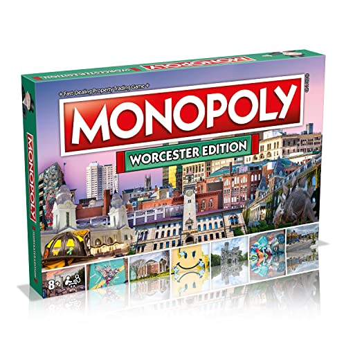 Monopoly Brettspiel Worcester Edition: 2-6 Spieler, Familien-Brettspiele für Kinder und Erwachsene ab 8 Jahren von Top Trumps