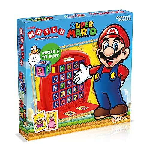 Top Trumps Puzzle-Spiel, Match Super Mario, setzen Sie 5 gleiche Figuren zum Gewinnen, das perfekte Spiel für Kinder im Alter 4+ von Winning Moves