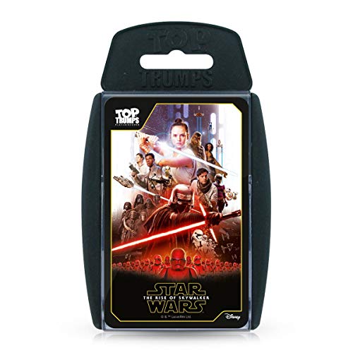 Top Trumps Star Wars Episode IX The Rise of Skywalker Specials Kartenspiel, Spielen mit Chewbacca, Rey, General Hux und Kylo Ren, pädagogisch für 2 Spieler und EIN tolles Geschenk für Kinder ab 6 von Top Trumps