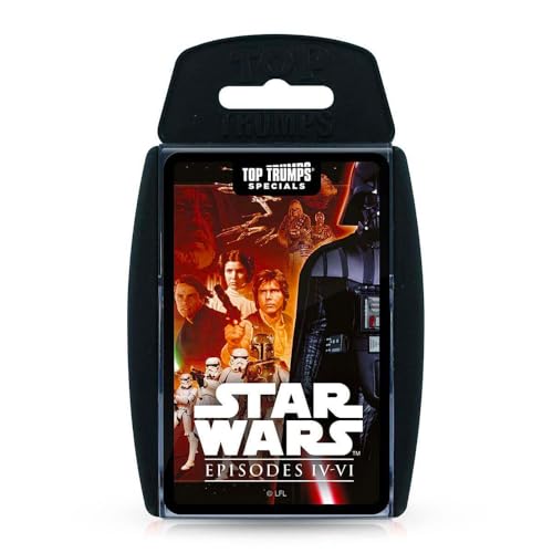 Top Trumps Star Wars Episoden 4–6 Specials Kartenspiel, Spielen mit Luke Skywalker, Darth Vader, Emperor Palpatine und Obi-Wan Kenobi, pädagogisch für 2 Spieler und ein tolles Geschenk für Kinder ab 6 von Top Trumps