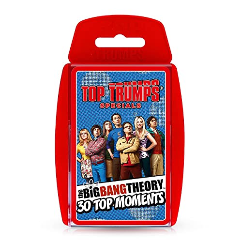 Top Trumps The Big Bang Theory 30 Top Moments Specials Kartenspiel, erleben Sie Ihre Lieblingsmomente mit Sheldon, Amy, Leonard, Raj, Howard, Bernadette und Penny, EIN tolles Geschenk für Kinder ab 6 von Top Trumps