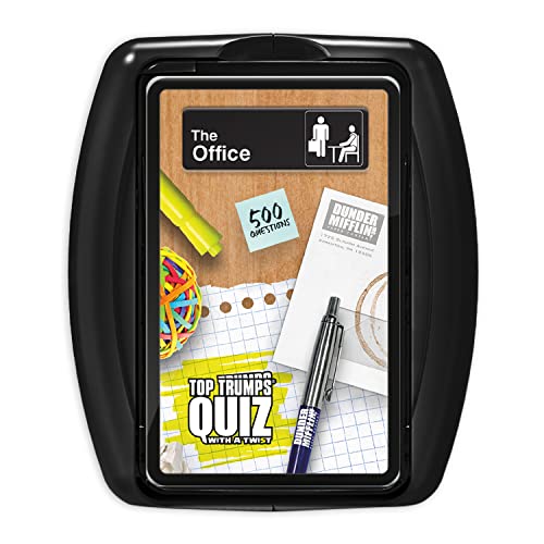 Top Trumps The Office: Quizspiele - Trivia-Quiz - Spiele für Jugendliche - Spiele für Erwachsene - Tolle Reisespiele und Roadtrip-Spiele - Trivia-Outdoor-Spiele - Familienspiele für Kinder und von Top Trumps