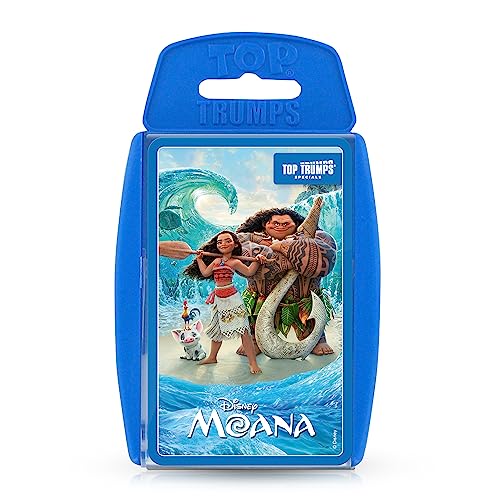 Top Trumps Disney's Moana Specials, spielen Sie mit 30 Ihrer Lieblingsmomente mit Maui, Hei Hei, Pua, Gramma Tala und Te Fiti, pädagogisches Geschenk und Spielzeug für Kinder ab 8 Jahren. von Top Trumps