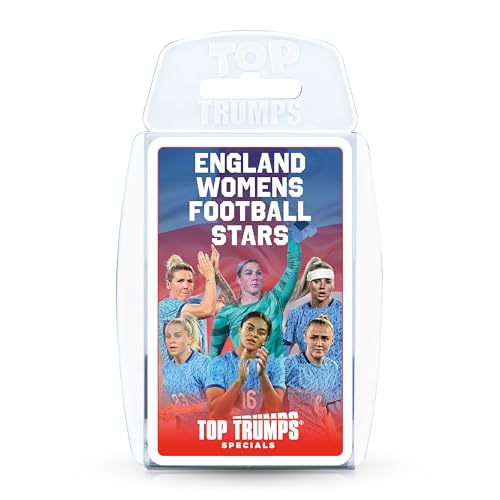 Top Trumps England Womens Football Stars Specials Kartenspiel, Spielen Sie mit Lucy Bronze, Ella Toone, Nikita Parris, Geschenk und Spielzeug für Jungen und Mädchen ab 6 Jahren von Top Trumps