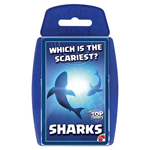 Top Trumps Sharks Kartenspiel für 3 bis 99 Jahre von Winning Moves