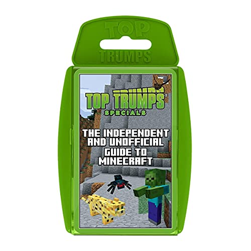 Top Trumps Unabhängiges und inoffizielles Kartenspiel Guide to Minecraft Specials, Finden Sie heraus, ob Shulkers stärker sind als Slime, pädagogisches Spieler-Geschenk und Spielzeug für Jungen und von Top Trumps