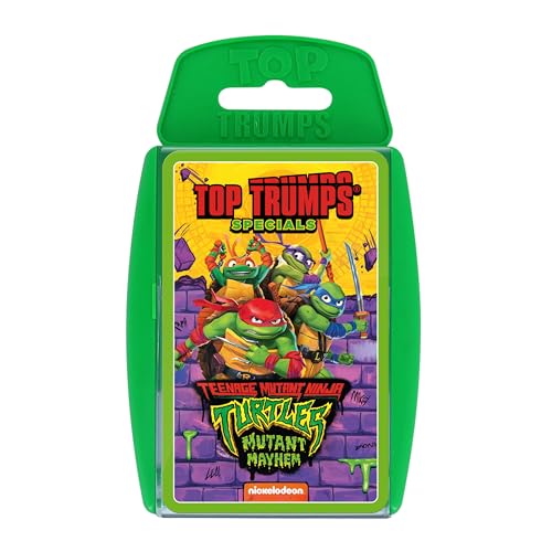 Top Trumps Kartenspiel Teenage Mutant Ninja Turtles - Familienspiele für Kinder und Erwachsene - Lernspiele - Kinder Kartenspiele für 2+ Spieler - Kartenspiele für Familien - Card Wars - für 6+ Kinder von Top Trumps