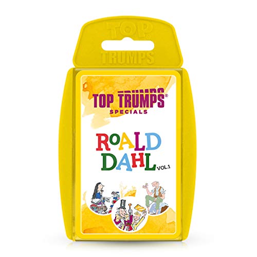 Top Trumps Roald Dahl Vol.1 Specials Kartenspiel, Spiel mit gloriumptiösen Charakteren aus Matilda, The BFG, Charlie und die Schokoladenfabrik und Willy Wonka, Geschenke für Jungen und Mädchen ab 6 von Top Trumps