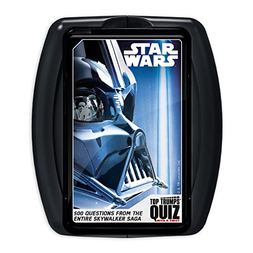 Top Trumps Star Wars Quizspiel, 500 Fragen zum Testen Ihres Wissens und Gedächtnisses von Leia, Han Solo, Kylo Ren bis hin zu Starfighters und The Phantom Menace, Geschenk und Spielzeug für Jungen und von Top Trumps