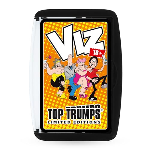 Top Trumps Viz Comics Limited Editions Kartenspiel, Spielen mit Johnny Fartpants, Roger Mellie und Big Vern, tolles Geschenk für Erwachsene ab 18 Jahren von Top Trumps