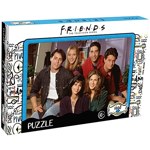 Winning Moves 42239 Puzzle Friends Apartment – 1000 Teile französische Version, Friends-Wohnung-1000p von Winning Moves