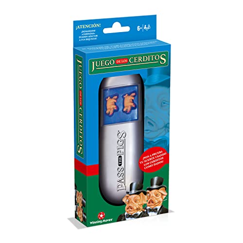 Winning Moves Spiel der Schweinchen im Würfelstil - Für alle ab 6 Jahren, für 2 und mehr Spieler. Werfen Sie die Schweinchen und überprüfen Sie, wie viele Punkte Sie erhalten haben! Winning Moves Spiel der Schweinchen im Würfelstil - Für alle ab 6 Jahren, für 2 und mehr Spieler. Werfen Sie die Schweinchen und überprüfen Sie, wie viele Punkte Sie erhalten haben! von Top Trumps