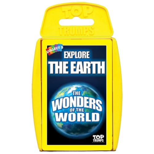 Top Trumps Wonders of The World Classics Kartenspiel: Entdecken Sie interessante Fakten in diesem pädagogischen Spiel, einschließlich der Höhe des Mount Everest, für 2 Spieler und mehr als 6 Jahre. von Top Trumps