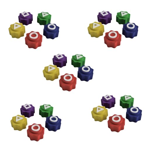 Topassion Gonggi Jackgonggi Korean Game Gonggi Korean Game Koreanisches Volksspiel-Set Hand Eye Coordination Training Toy Koreanisches Traditionelles Handspiel Für Kinder & Erwachsene(5 Set) von Topassion