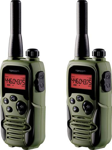 Topcom Twintalker 9500 Airsoft Edition RC-6406 PMR-Handfunkgerät 2er Set von Topcom