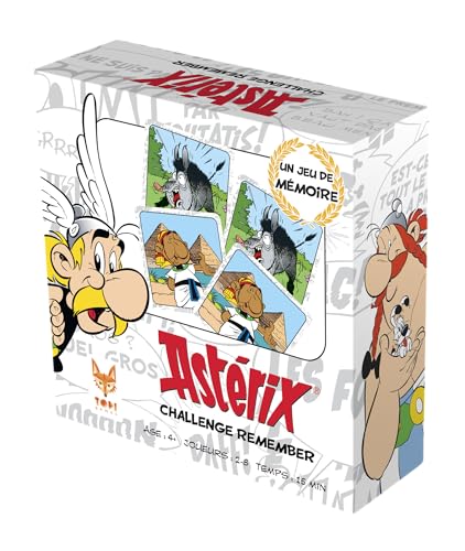 TOPI GAMES Asterix – Remember – Gesellschaftsspiel – Kartenspiel – Familie – ab 7 Jahren – 2 bis 8 Spieler – AST-RM-MI-116001 – französische Version von Topi Games