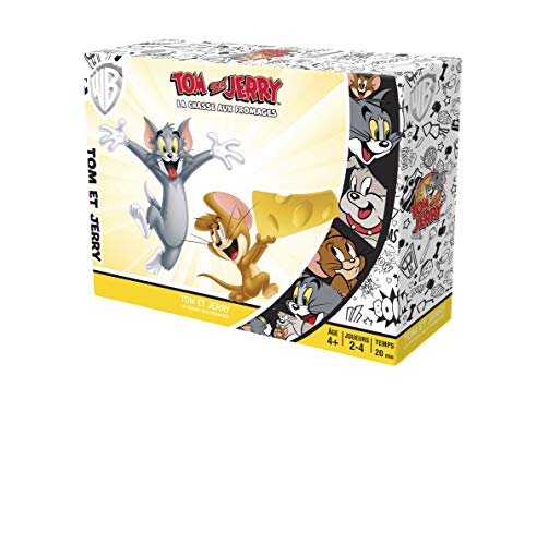 TOPI GAMES | Tom und Jerry Die Käsejagd | Gesellschaftsspiel für Kinder ab 4 Jahren | Brettspiel für die Familie | 2 bis 4 Spieler | 20 Minuten | Kooperativer und Wettbewerbsmodus | Geschenkidee | TJ TOPI GAMES | Tom und Jerry Die Käsejagd | Gesellschaftsspiel für Kinder ab 4 Jahren | Brettspiel für die Familie | 2 bis 4 Spieler | 20 Minuten | Kooperativer und Wettbewerbsmodus | Geschenkidee | TJ von Topi Games