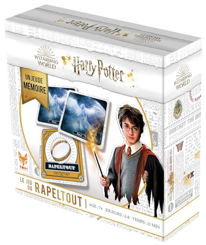 TOPI GAMES Harry Potter – Le Rapeltout – Gesellschaftsspiel – Kartenspiel – Familie – ab 7 Jahren – 2 bis 8 Spieler – HP-RT-MI-109901 – französische Version von Topi Games