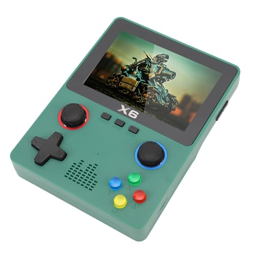 Handheld Spielekonsole, Retro Spielekonsole mit 3,5 Zoll HD IPS Farbdisplay, Unterstützt Dual Joystick für Zwei Spieler, 11 Retro Emulatorsysteme, 2000 mAh Akku (- #11) von Topiky