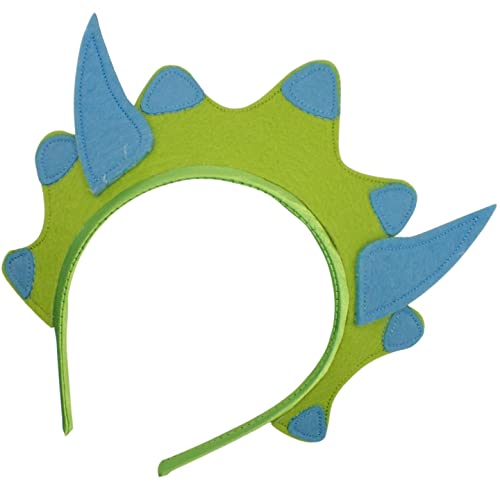 Topkids Accessories Unisex Dinosaurier Drachen Maske Jungen Mädchen Drachen Stirnband Zubehör (Grün Dino Stirnband) von Topkids Accessories